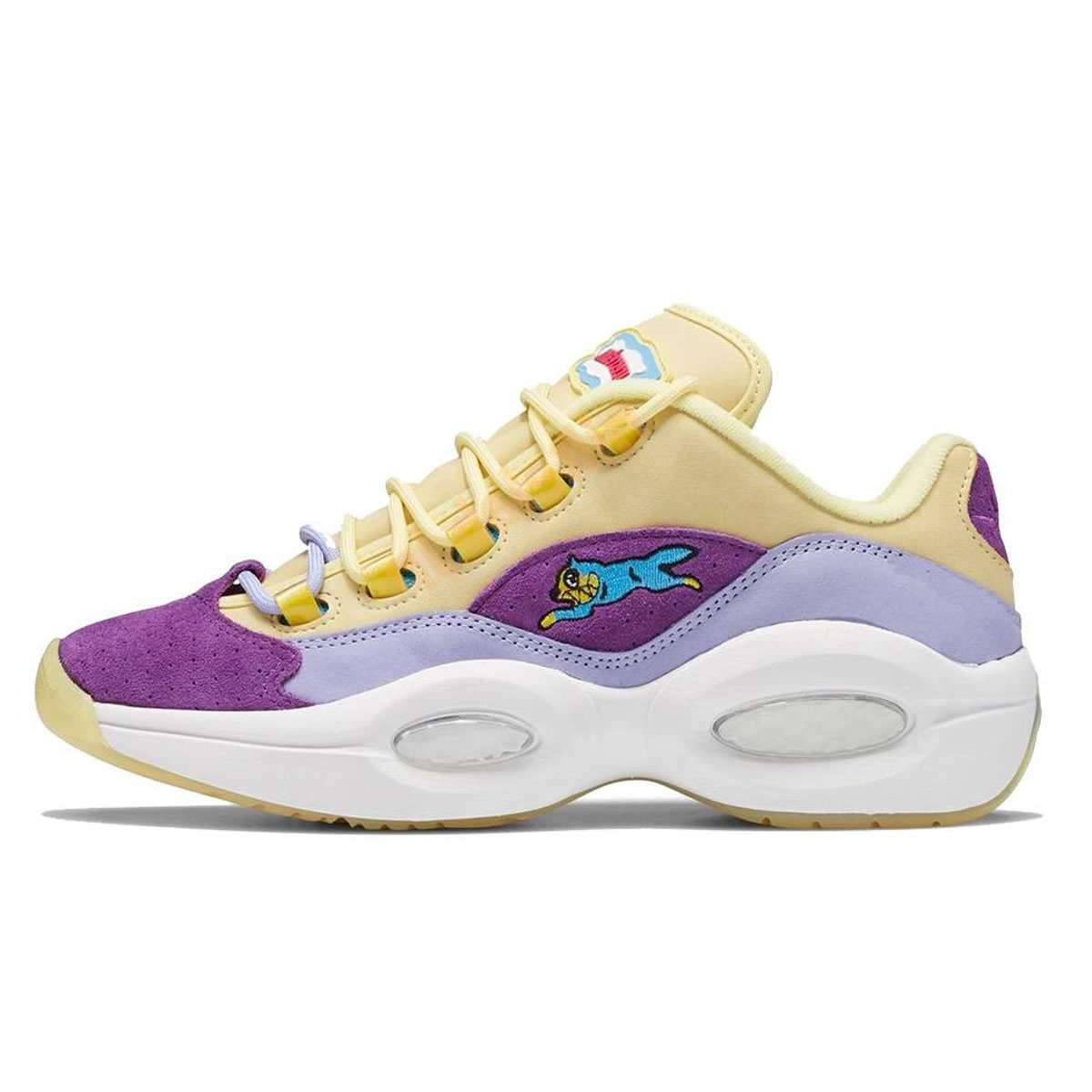 BBC Ice Cream x Reebok Question Low Purple Yellow