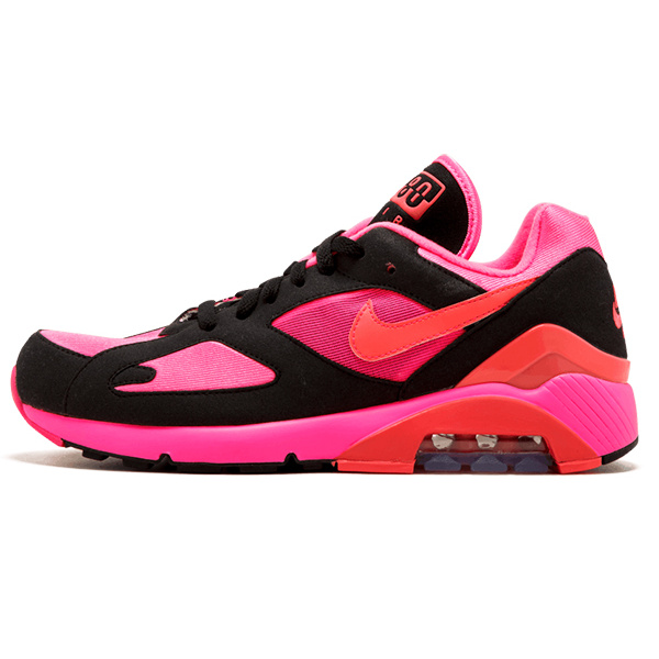 CDG x Nike Air Max 180 Black Pink