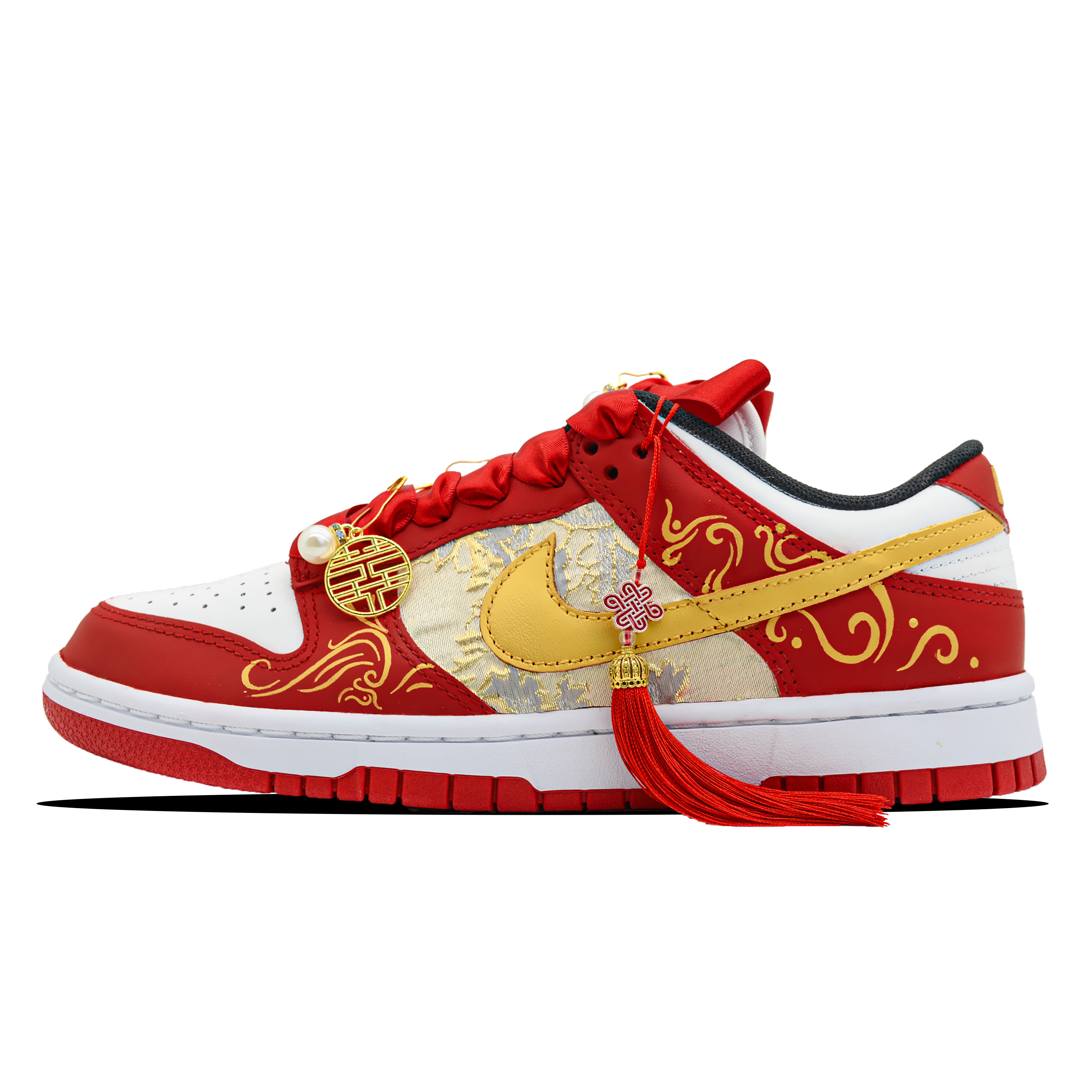 Nike Dunk Low Red Gold