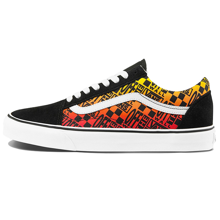 Vans Old Skool Black Orange Gradient