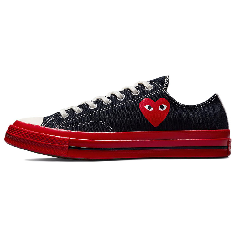 CDG x Converse 1970s Chuck Taylor All Star Ox Black Red