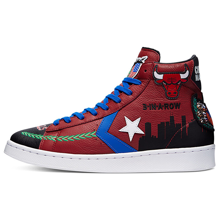 Chinatown Market x Converse Pro Leather Hi "Chicago Bulls Championship Jacket"