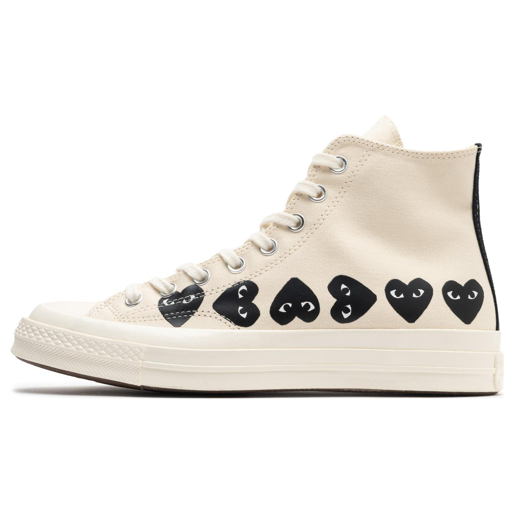 Comme des Garçons Play x Converse 1970s Beige