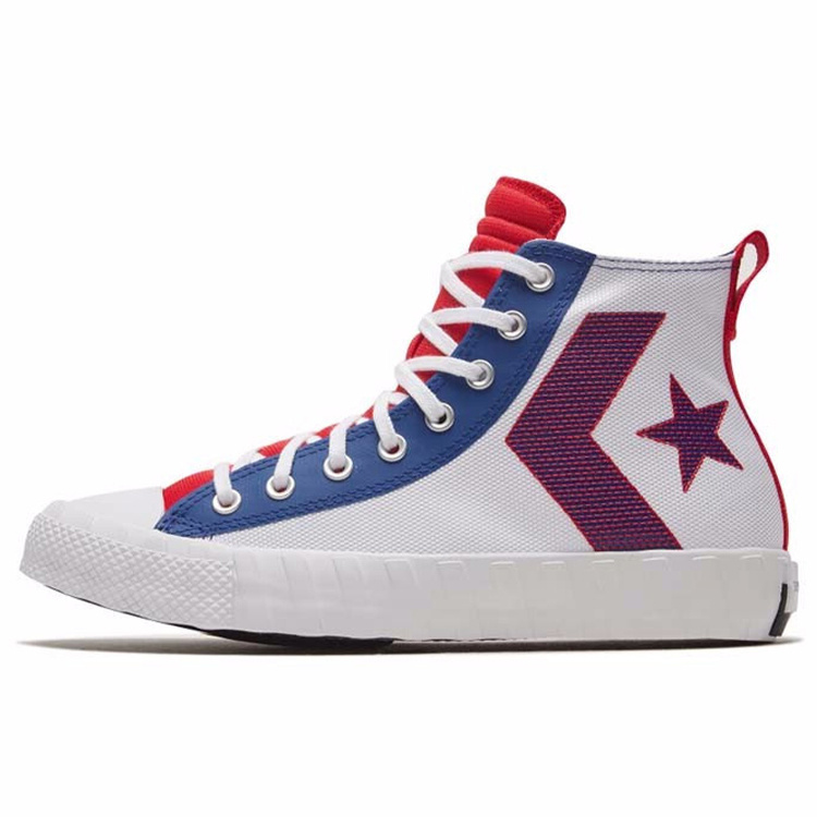Converse Chuck Taylor All Star Unt1tl3d White Blue Red